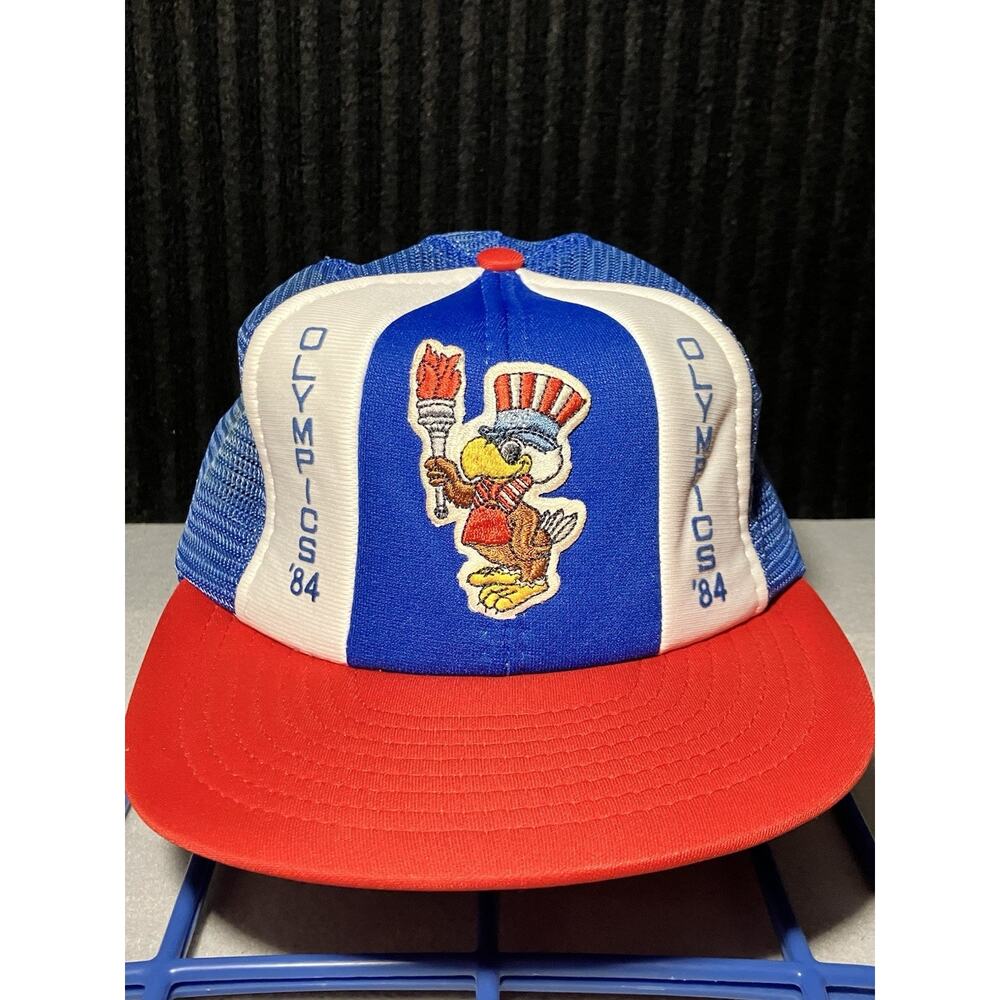 1984 Summer Olympics Hat Los Angeles Sam The Eagle USA Snapback Vintage